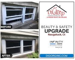 Can you buy replacement panels for a garage door? Basement Replacement Window Naugatuck Connecticut Digiorgi