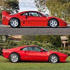 288 Gto Vs F40 288 Gto 1 272 1984 1987 400 Bhp V8 304 Km H 189 Mp H 0 100 Km H 60 Mp H 4 0 Sec F40 Ferrari F40 Ferrari 599 Ferrari