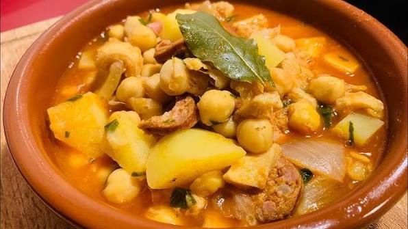 Braised Chickpeas