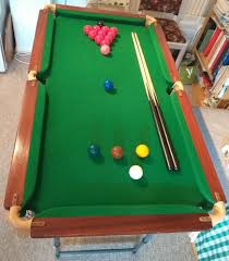 Vintage Riley 4ft Slate Bed Table Top Snooker Table Aramith Balls Cues Snooker Table Snooker Table Top
