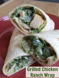Easy Chicken Wraps Recipe Grilled Chicken Ranch Wrap Recipe Recipe Easy Cheap Dinner Recipes Wrap Recipes Chicken Wrap Recipes Easy