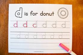 letter d tracing worksheets mary martha mama