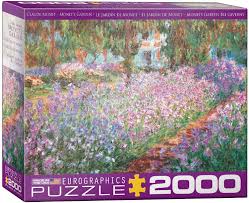 Amazonsmile Eurographics The Artist S Garden By Claude Monet Puzzle 2000 Piece Toys Games Claude Monet Puzzle 2000 Monet