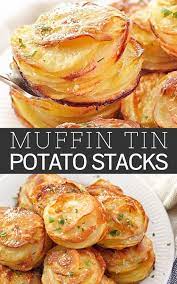 Cheesy Mini Gratin Dauphinois Potato Stacks Chef Not Required Recipe Recipes Cooking Recipes Food