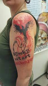 Trash Punk Phoenix Tattoo Burned But Not Destroyed Not Healed Tattoo Trashpunktattoo Trashpunkphoenixtattoo Trash Polka Phoenix Tattoo Trash Polka Tattoo