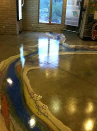 Maybe you would like to learn more about one of these? Integral Colored Concrete Floor After Polishing 1 Photo By Az Tile Grout Tucson Arizona Tile Grout