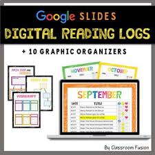These Easy To Use Digital Reading Logs Will Make Reading Logs More Engaging For Your Students And Save Paper T Digital Reading Reading Logs Graphic Organizers