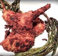 Fried Rabbit Is The New Fried Chicken Only Better Recipe For Spicy Fried Rabbit With Roasted Asparagus Fried Rabbit Rabbit Food Venison Recipes