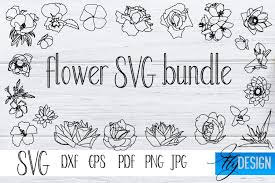 Download Flower Svg Bundle Svg Flowers Mother S Day Svg Floral Svg 1216859 Cut Files Design Bundles