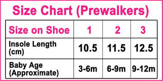 Size Chart Raf Raf Shoes