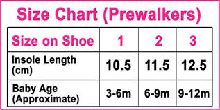 size chart raf raf shoes