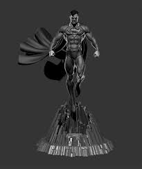 Superman For 3d Print Zbrush Superman Dc Comics Wallpaper