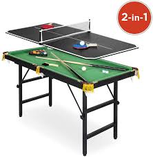 Table tennis billiard 2 in 1 are available at alibaba.com. 2 In 1 Arcade Game Combination Table Set Surface For Table Tennis And Billiards Pool Combo With Foldable Legs Perfect For Parties And Family Gatherings Ideal For Kids Children And Adult Alike Amazon Co Uk Sports