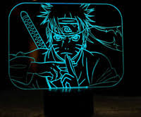 Decorate your room in style. Naruto Anime Cartoons 3d Acrylic Led 7 Colour Night Light Touch Table Lamp Ebay