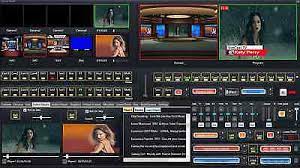 Live Streaming Software Mit Video Switcher Mischer Grun Bildschirm Entfernen Ebay