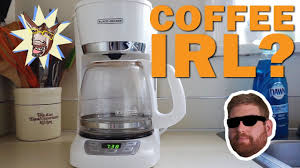 Black And Decker Coffee Maker Manual Cm1050b Black Decker 12 Cup Programmable Coffee Maker Cm1060w Youtube