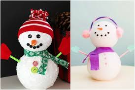 Bonhomme De Neige A Faire Soi Meme 12 Idees De Deco De Noel Fait Main Schneemann Basteln Schneemann Basteln Styropor Schneemann Basteln Aus Papier