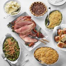 Our easy christmas dinner menus will help you plan a delicious christmas dinner. Complete Christmas Dinner Ham Serves 8 Prepared Meal Delivery Williams Sonoma