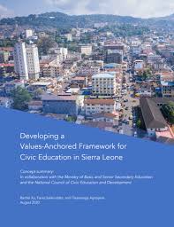Sierra Leone takes action for more intentional and innovative civic  education