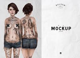 Download Second Life Marketplace Bolson Tattoo Mr Mockup