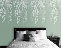 So i stenciled the feature wall in my bedroom with the shibori japanese wall stencils. Pin On My Bedroom