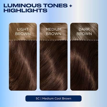 Nice'n'Easy Permanent Hair Dye, 5C Medium Cool Brown | Clairol US