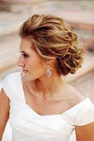 Wedding Hair Front On Pinterest Middle Part Updo Medium Wedding Upstyles For Wedding Guests The Amazing An Hair Styles Long Hair Styles Wedding Hair And Makeup