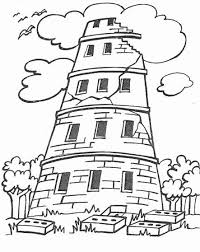 Tower Of Babel Coloring Page Lovely Pinterest The World S Catalog Of Ideas Tower Of Babel Bible Coloring Pages Bible Coloring