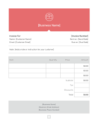 To print, download or send your invoice for free, click the save button. Invoice Template Generate Custom Invoices Square