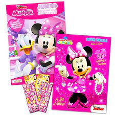 Print mickey mouse coloring pages for free and color our mickey mouse coloring! Disney Minnie Mouse Coloring Book Set With Stickers 2 Deluxe Coloring Books And Over 150 Stickers Walmart Com Walmart Com