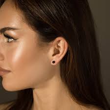 Small Black Cherry Earrings