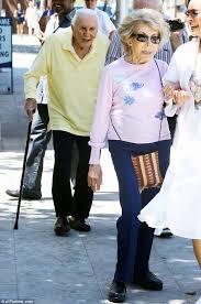 The two have been married for 64 years and in interviews the actor has said she is his soul mate. Kirk Douglas Dines Al Fresco In Beverly Hills With Wife Kirk Douglas Classic Hollywood Glamour Movie Stars