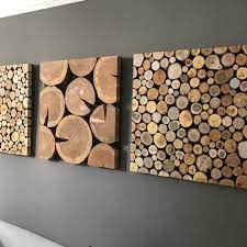 Usa Only Tree Slices Wall Art Environmental Wall Decor Etsy Wood Wall Decor Wood Panel Wall Decor Large Wood Wall Art