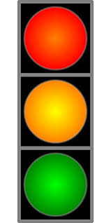 Amazon Com Laminated 24x48 Inches Poster Traffic Light Red