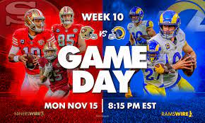 Seattle), su rival serían los buccaneers (en tampa). Rams Vs 49ers Time Tv And Streaming Options For Week 10