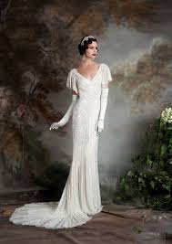 Downton Abbey Style Wedding Gowns Fly Away Bride Flapper Wedding Dresses 1920s Wedding Dress Deco Wedding Dress
