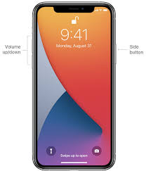 Press and hold the side button and either of the volume buttons until the power off slider appears. Use Gestures To Navigate Your Iphone With Face Id Apple Support