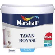 Ne kadar tavan boyasına ihtiyacın var? Marshall Tavan Boyasi 17 5 Kg 10 5 Lt Beyaz Amazon Com Tr