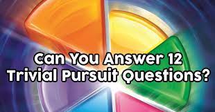 It was the board game time magazine called the the biggest phenomenon in game history. trivial pursuit was first conc. Can You Answer 12 Trivial Pursuit Questions Quizpug