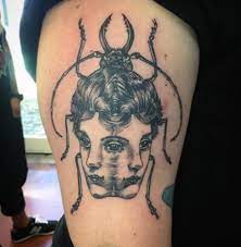Ladybug tattoos are very flexible as they can be easily combined with other designs like flowers, butterflies, angels, birds and lots more to create beautiful designs. My Lady Bug By Manta Rae At True Blue Tattoo In Austin Tx Artwork By Dan Hillier Tattoos