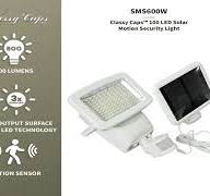 Classy Caps Super Bright 100 LED Solar Motion Security Light - 800 Lumens