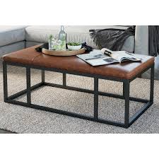 Gwilym Frame Coffee Table In 2020 Coffee Table Living Room Ottoman Coffee Table Leather Ottoman Coffee Table