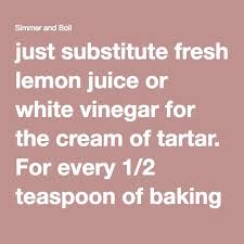 What Is Cream Of Tartar And What Can I Substitute For It Baking Powder Substitute Baking Substitutes Cooking Substitutions