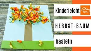Basteln mit kindern verschiedener altersgruppen. Herbst Baum Basteln Mit Kindern Kindergeburtstag Planen De Youtube