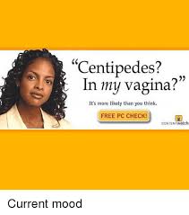 Centipedes In My Vagina It S More Likely Than You Think Free Pc Check Content Watch Current Mood Free Meme On Me Me
