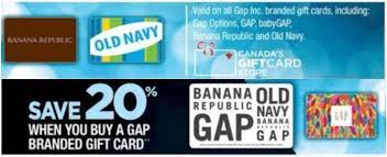 So now you can use one giftcard to get your. Canadian Tire Black Friday Deals Save 20 When You Buy Old Navy Banana Republic Gap Baby Gap Gift Cards Hot Canada Deals Hot Canada Deals