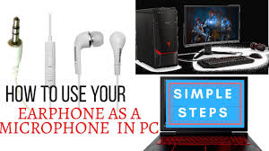 How do i set up my headphones with mic? How To Use Your Earphone As A Microphone In Pc Simple Steps In Malayalam Youtube
