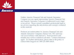 Conduct examination of the americo financial life and annuity insurance company (hereinafter americo or the company) pursuant to section 624.3161, florida statutes. Americo Financial Life And Annuity Insurance Company Agent Training Guide Why Americo Life Insurance Overview Product Summary Questions Comments A Friendly Ppt Download