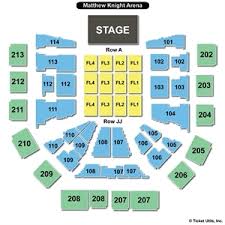 19 Matthew Knight Arena Midcourt Terrace Seating Chart