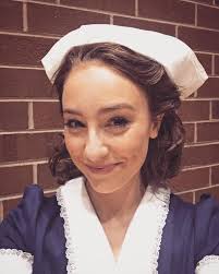 I play 3 different characters in the Janiec Opera Company's production of  Street Scene: ✓ Neighbor ✓ Nursemaid ✓ Salvation Army girl (All with my  partner in crime, Esther Atkinson!) Credit to: